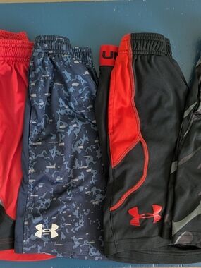 Under Armour Athletic Shorts Lot YOUTH XS and S